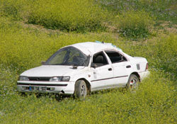 Otomobil şarampole yuvarlandı:5 yaralı