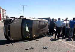Samsun'da trafik kazası:1 ölü 2 yaralı
