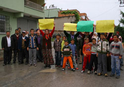 Samsunlu ev hamımlarından asfalt eylemi