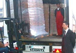 Soya'da Irak'a sabun ihracatı