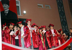 Fatsa Anadolu Lisesi'nde mezuniyet