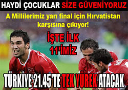 Türkiye bu maçı bekliyor
