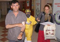 Yüzünden kan fışkıran bahcıvanda KKKa şüphesi