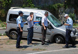 Ordu'da trafik kazası:1 yaralı