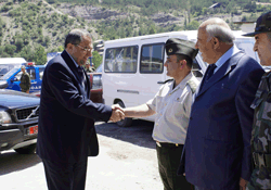 Vali Kaban bugün Mesudiye'deydi