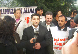 DSP Soya taşeron işçileri için imza attı