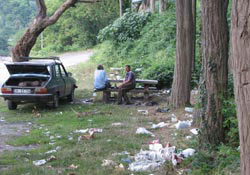 Ordu'da plajlar çöpten geçilmiyor