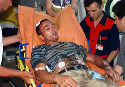 Elektrik akımına kapılarak ağır yaralandı