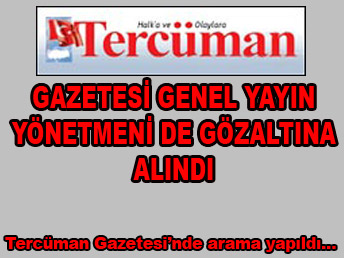 Tercüman'da Ergenekon'a takıldı