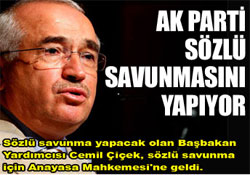 AKP sözlü savunmasını yapacak