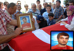 Fatsa'da kaza geçiren asker toprağa verildi