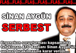 Sinan Aygün serbest bırakıldı