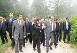 Vali Kaban'dan Kabaktepe gezisi