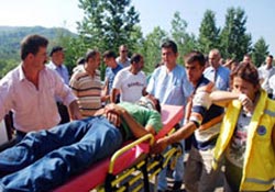 Ordu'da Belediye otobüsü dehşeti