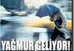 Yağmurlu hava geliyor