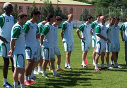Giresunspor hazırlık maçında ceza aldı