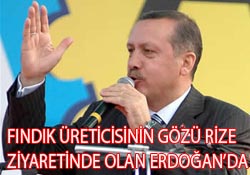 Gözler başbakanda, başbakan Rize'de