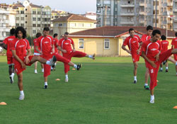 Maça tam konsantre olmadık