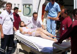 Boğulmaktan son anda kurtuldular