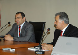 Vali Kaban ve Uzun bir araya geldi