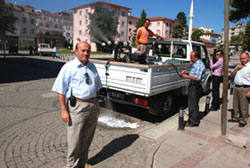 Ünye sokakları deterjanla yıkanıyor