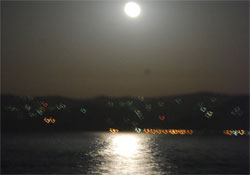 Fatsa da mehtap görenleri hayran bırakıyor