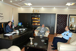 Emniyet müdürleri Ünye Belediyesi' ni ziyaret etti