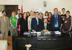 Yabancı öğrencilerden Ünye'ye ziayaret