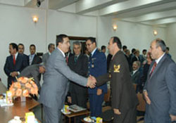 Ünye'de bayramlaşma