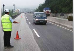 Giresun'da sürücülere 872 bin YTL ceza