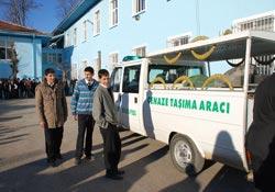 İtfaiye aracı yerine cenaze aracı