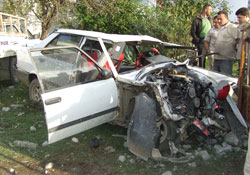 Samsun-Ordu yolunda kaza:5 yaralı