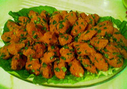 Fındıktan çiğ köfte yaptılar