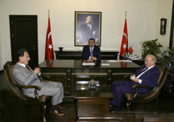 Ekşi ve Karlıbel'den Kaban'a ziyaret