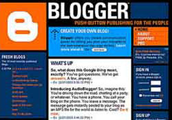 Youtube'den sonra Blogger'de yasakladı