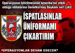 Büyükanıt'tan sert sözler ...