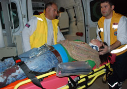 Ordu da otomobil takla attı:3 yaralı