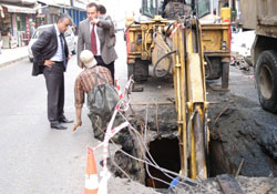 Ordu'da yağmur suyu hatları temizliği