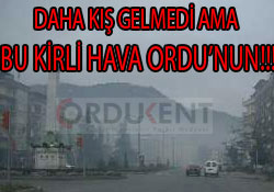 Ordunun havası S.O.S veriyor!