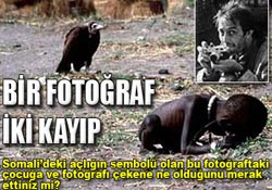 Açlığın resminin acı öyküsü ...