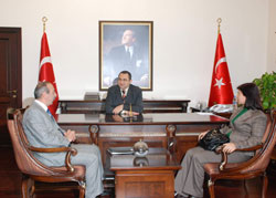 Eğitim-Sen'den Vali Kaban'ı ziyaret etti