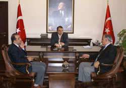 Vali Kaban'a Öğretmenler günü ziyareti