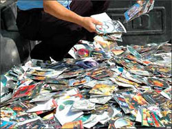 Ordu'da 3 bin 400 kaçak CD yakalandı