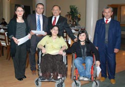 Engelli seracılar sertifikasını aldı