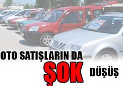 Oto satışlarında şok düşüş
