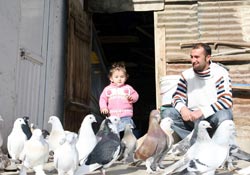 Avcılar öldürüyor o besliyor