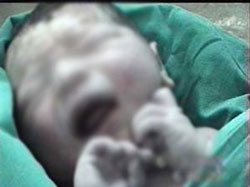 Giresun'da bebek cesedi