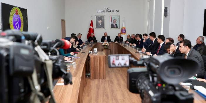 VALİ EROL, “ORDU’NUN HUZURU İÇİN ÇALIŞMALARIMIZI TİTİZLİKLE SÜRDÜRÜYORUZ”