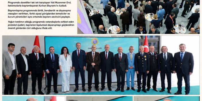ORDU’DA KURBAN BAYRAMI BAYRAMLAŞMASI GERÇEKLEŞTİRİLDİ