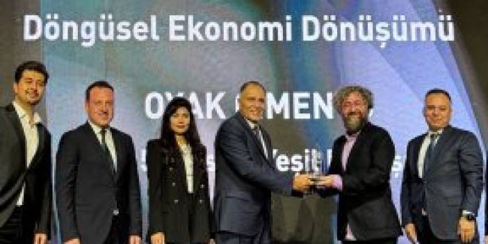 OYAK ÇİMENTO’NUN ÜNYE’Yİ DE KAPSAYAN PROJESİNE ÖDÜL